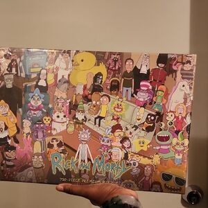 Rick and Morty 750-Piece Puzzle - Friends and Family Premium Puzzle